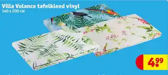 Kruidvat Villa Volance tafelkleed vinyl 140 x 200 cm aanbieding