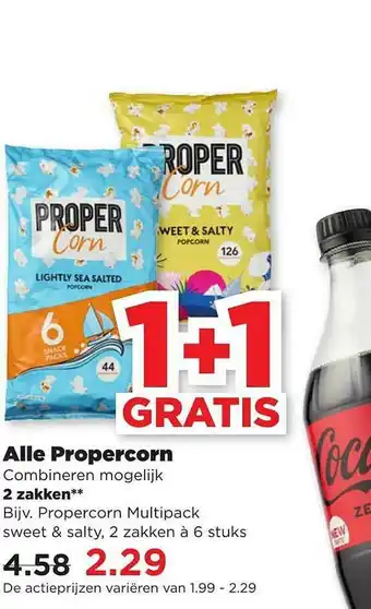 PLUS Alle propercorn aanbieding