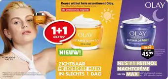 Trekpleister Keuze uit het hele assortiment Olay. M.u.v. Olay Beauty Fluid en Double Action. alle combinaties mogelijk aanbieding