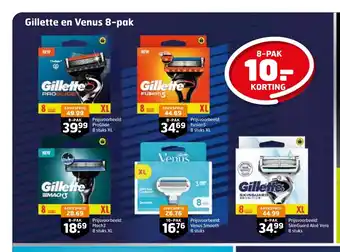 Trekpleister Gillette en Venus 8-pak aanbieding