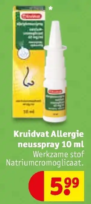 Kruidvat Kruidvat Allergie neusspray 10ml aanbieding