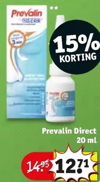 Kruidvat Prevalin Direct 20ml aanbieding