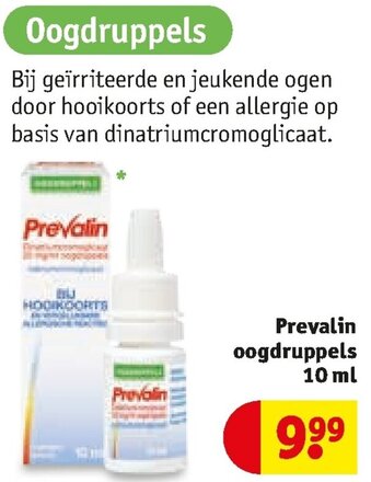 Kruidvat Prevalin oogdruppels 10ml aanbieding