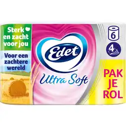 Albert Heijn Edet ultra soft 4-laags toiletpapier aanbieding