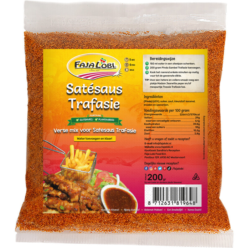 Faja lobi satésaus trafasie aanbieding bij Albert Heijn