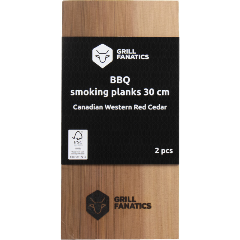 Grill fanatics western red cedar planks aanbieding bij Albert Heijn
