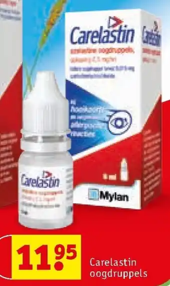 Kruidvat Carelastin oogdruppels 6ml aanbieding