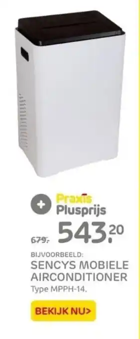 Praxis SENCYS MOBIELE AIRCONDITIONER aanbieding