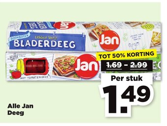 PLUS Alle Jan Deeg aanbieding