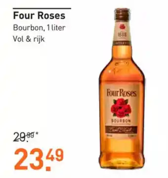 Gall & Gall Four Roses Bourbon, 1 liter aanbieding