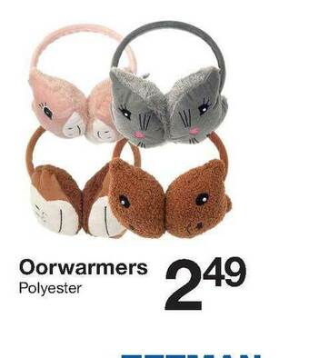 Zeeman Oorwarmers aanbieding