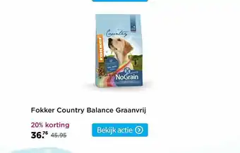 Plein.nl Fokker Country Balance Graanvrij 20% Korting aanbieding