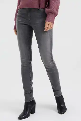 Wehkamp We fashion super skinny jeans grijs aanbieding