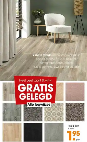 Kwantum Tapijt & Vinyl aanbieding