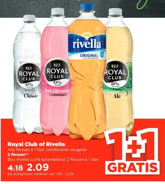 PLUS Royal Club of Rivella 2 flessen** aanbieding