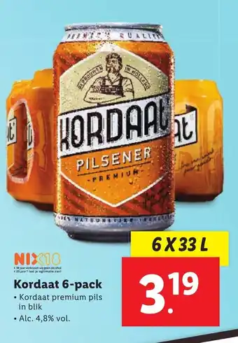 Lidl Kordaat 6-pack 6x33L aanbieding