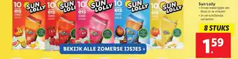 Lidl Sun Lolly 8 STUKS aanbieding