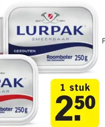 Albert Heijn Alle Lurpak 200-250 gram aanbieding