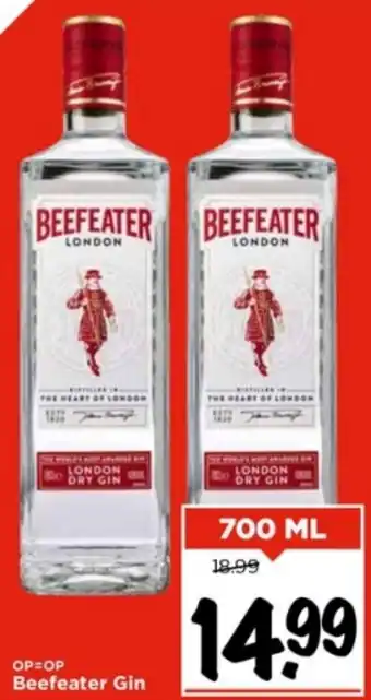 Vomar Voordeelmarkt Beefeater Gin 700 ML aanbieding