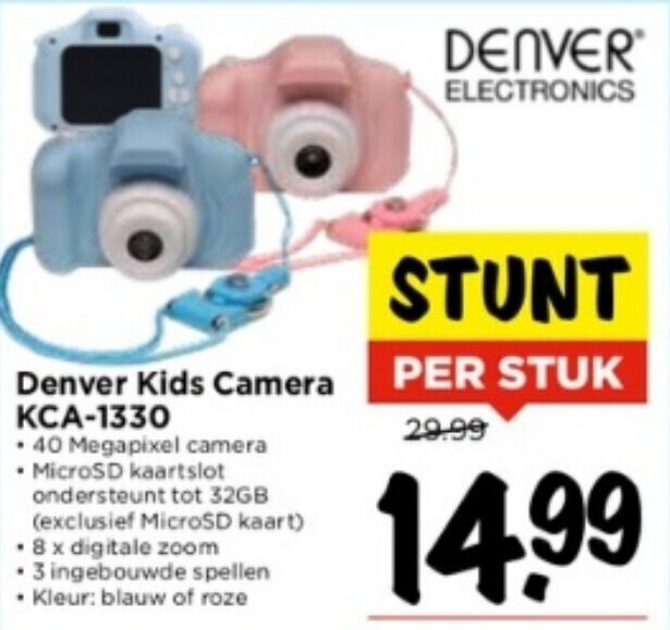 Denver Kids Camera KCA1330 aanbieding bij Vomar Voordeelmarkt