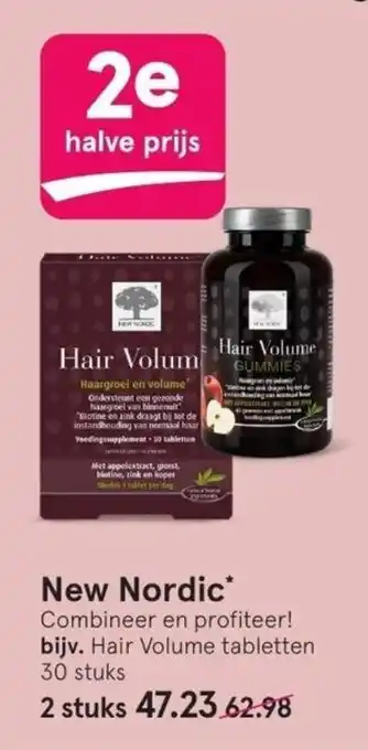 Etos New Nordic* Combineer en profiteer! bijv. Hair Volume tabletten 30 stuks aanbieding