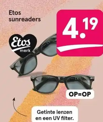 Etos Etos sunreaders aanbieding