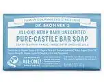 De Online Drogist Dr. bronner zeep baby ongeparfumeerd 140gr aanbieding