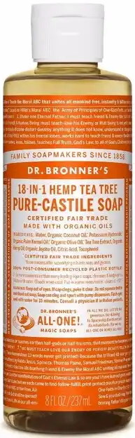 De Online Drogist Dr. bronner magical soap tea tree 237ml 240ml aanbieding