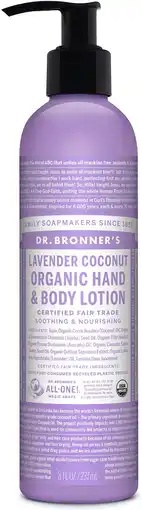 De Online Drogist Dr. bronner hand- & bodylotion lavendel kokos 240ml aanbieding