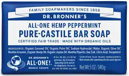 De Online Drogist Dr. bronner zeep pepermunt 140gr aanbieding