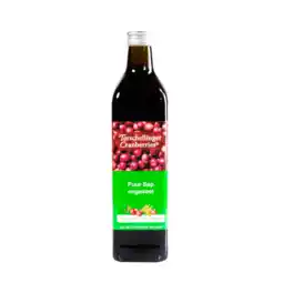 De Online Drogist Terschellinger cranberries cranberrysap eko ongezoet 750ml aanbieding