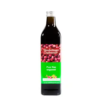 De Online Drogist Terschellinger cranberries cranberrysap eko ongezoet 750ml aanbieding