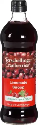 De Online Drogist Terschellinger cranberries cranberrysiroop 500ml aanbieding