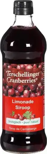De Online Drogist Terschellinger cranberries cranberrysiroop 500ml aanbieding