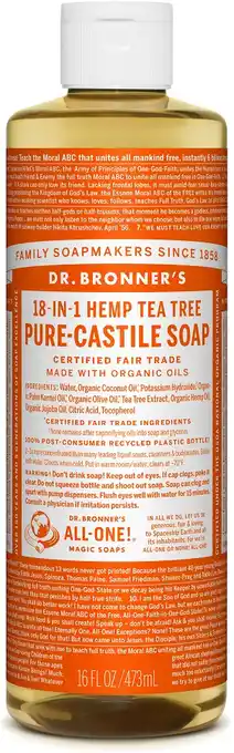 De Online Drogist Dr. bronner magical soap tea tree 473ml 475ml aanbieding