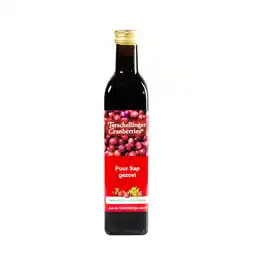 De Online Drogist Terschellinger cranberries cranberrysap gezoet 500ml aanbieding