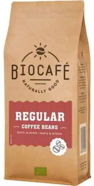 De Online Drogist Biocafé regular koffiebonen 1kg aanbieding
