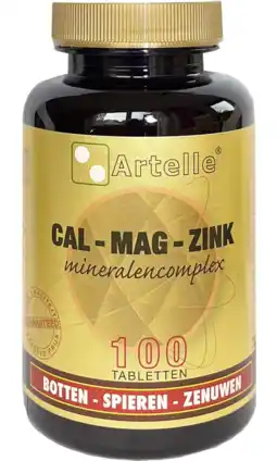 De Online Drogist Artelle calcium magnesium zink tabletten 100tb aanbieding