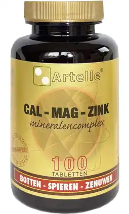 De Online Drogist Artelle calcium magnesium zink tabletten 100tb aanbieding