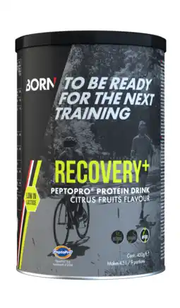 De Online Drogist Born recovery+ peptopro protein drink - citrus fruits 400gr aanbieding