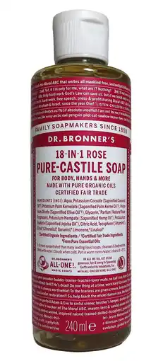 De Online Drogist Dr. bronner magical soap roos 237ml 240ml aanbieding
