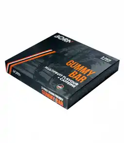 De Online Drogist Born gummy bar - multifruit caffeine 90gr aanbieding