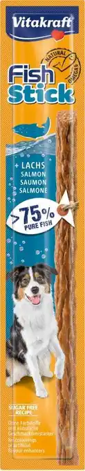 Intratuin Vitakraft kauwstick fish stick zalm 15 g aanbieding