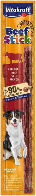 Intratuin Vitakraft kauwstick beef stick rund 12 g aanbieding