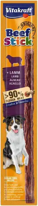 Intratuin Vitakraft kauwstick beef stick lam 12 g aanbieding