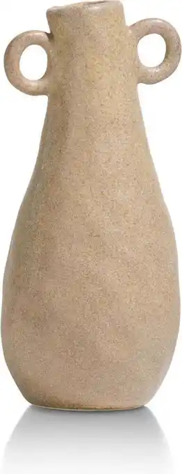 Intratuin Coco maison vaas isla beige d 9 h 19 cm aanbieding