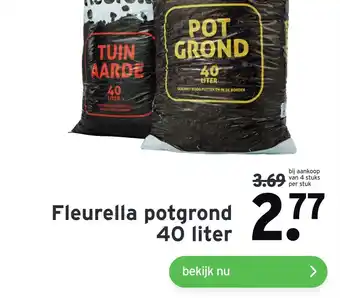 GAMMA Fleurella potgrond 40 liter aanbieding