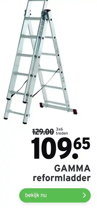 GAMMA GAMMA reformladder aanbieding