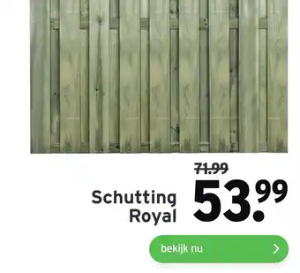 GAMMA Schutting Royal aanbieding