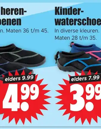 Dirk Dames- of heren-waterschoenen aanbieding